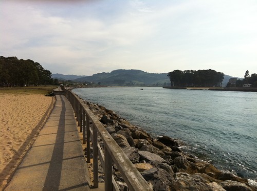 Ría de Villaviciosa desde Playa de Rodiles